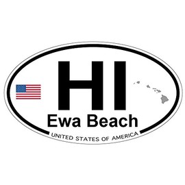 US Decal, Inc. EWA Beach, Hawaii Oval Sticker