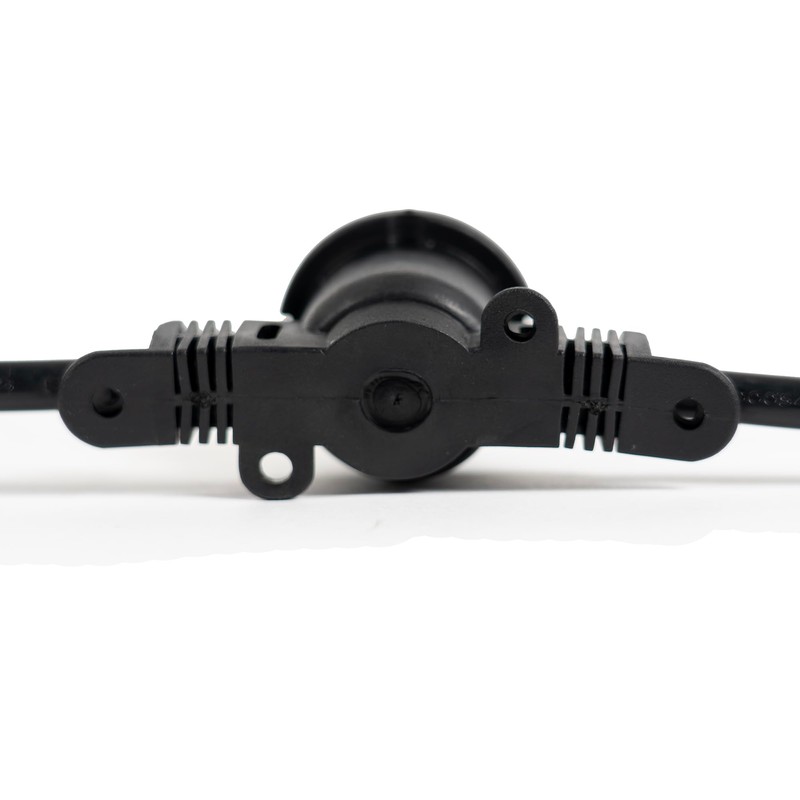 15-ft 10 Socket E26 Commercial Patio Light Stringer, Heavy Duty