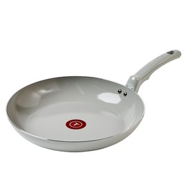 T-Fal Refresh Ceramic Frying Pans Nonstick 12 Inch Skillet, Oven Safe to 350°F, Cookware with Stay-Cool Handle, Moon Grey