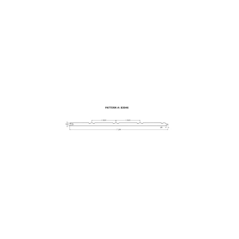 ALEXANDRIA MOULDING WAINSCT PNL 7x32x1/4 6PK