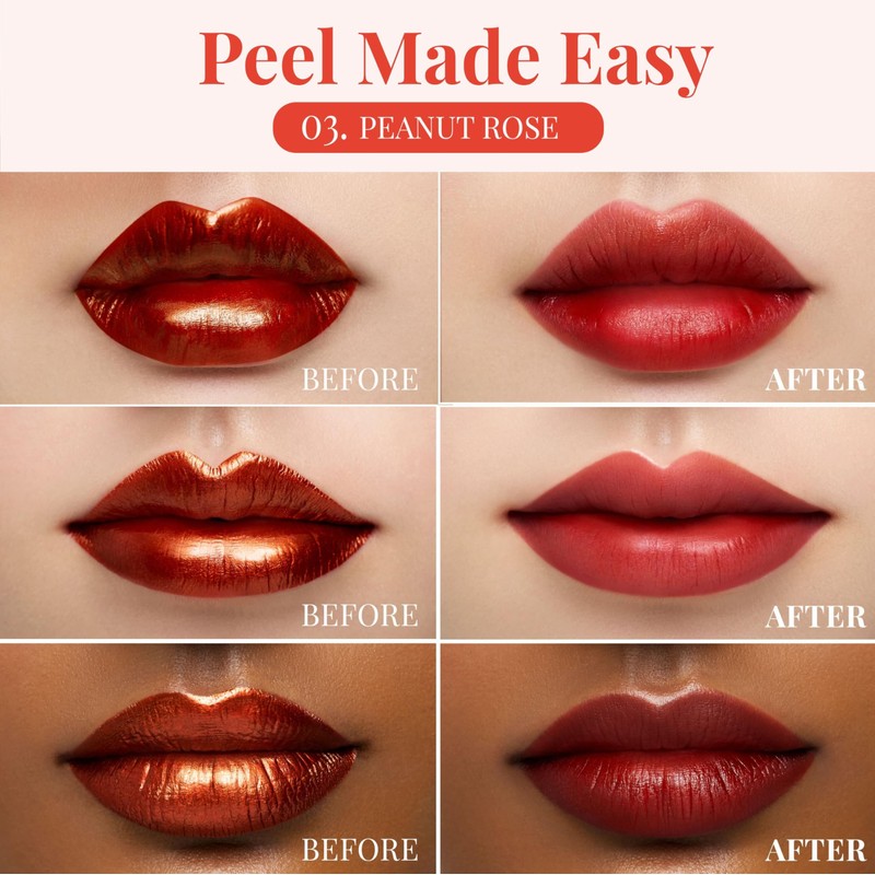 Peripera Ink Peel Off Lip Stain - Long Lasting, Transfer-Proof,