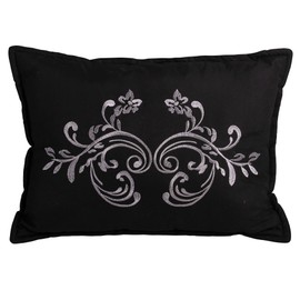 Home Soft Things Serenta 5 Piece La Boheme Quilted Printed Bed Spread, Queen, Black