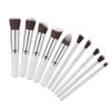 MAXPERKX 10pcs Kabuki Make up Brushes Set Eye shadow Blusher