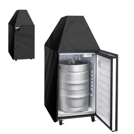 Kegerator Cover Waterproof Dust-proof Keg Beer Cooler Cover 24.5 x 26.5 x 47 Inch