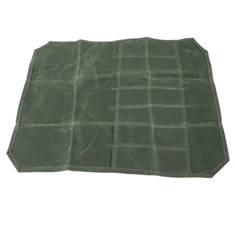 Chef Knife Roll Bag Portable Waterproof Waxed Canvas Knife Carrier