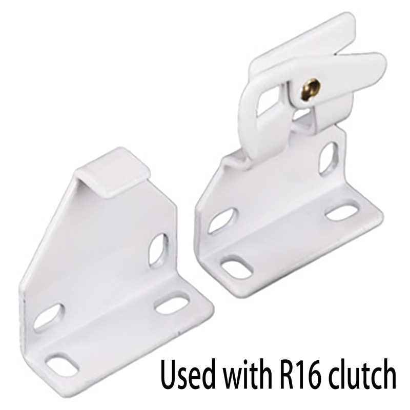 ZZLZX R 16 Roller Shade Bracket 1 Pair White Roller