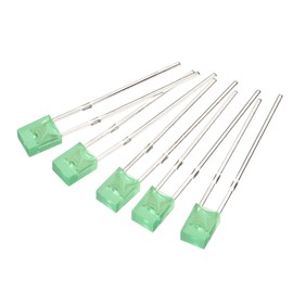 PATIKIL 2x3x4mm x LED Light Lamp Bulb, 200Pcs Rectangular Bright Lighting Emitting Diode for Electronic Component Indicator, Green