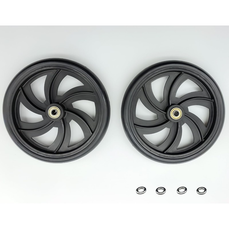 Rollator 7.5 in wheels,7.5 inch front and rear replacement wheels