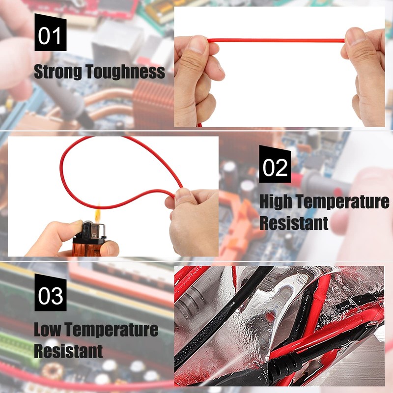 Test Leads for Multimeter Test Probes with Alligator Clips Multimeter