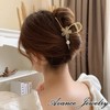 Avance Women's Flower Pearl Hair Clip Hair Claw Cute Adult