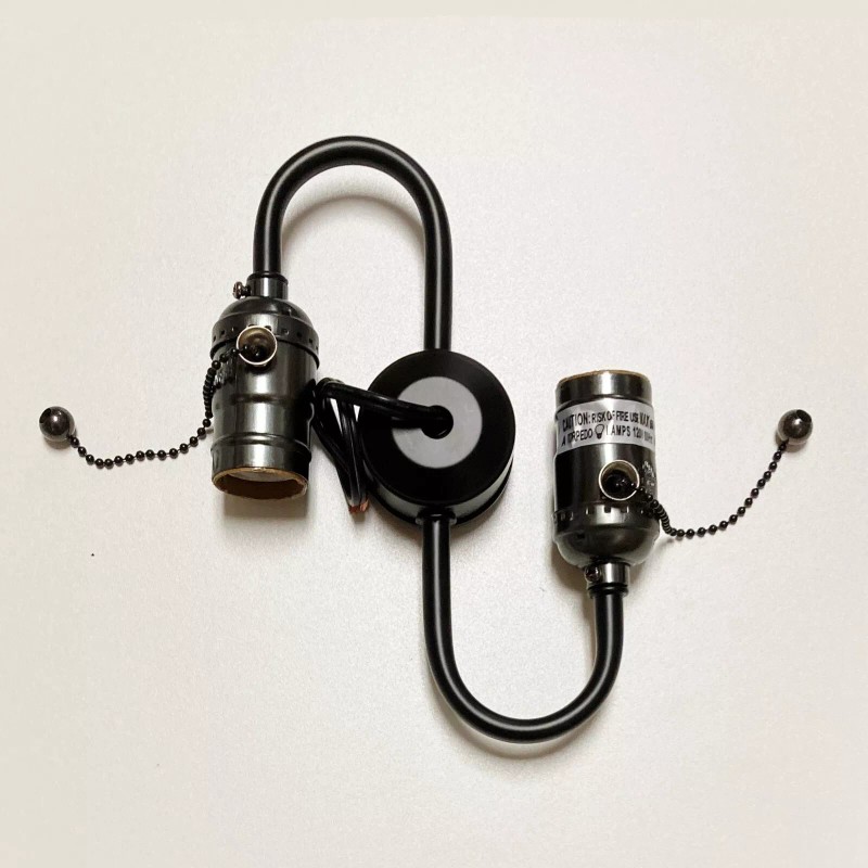 LITE ACCENTS Lamp Parts 2-Socket On/Off Pull Chain S-CLUSTER-Avai -