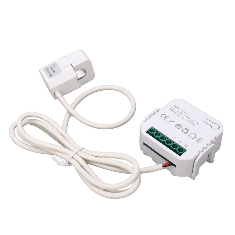 WiFi Energy Monitor Single Phase Smart Electricity Meter with Clamp