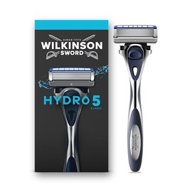 Wilkinson Sword Hydro 5 Men's Razor Skin Hydration Carbon Coated Blades Razor Handle Plus 1 Replacement Blade