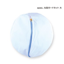 Daiya 057213 Premium Laundry Net, apex Round Guard Net, Large, Diameter 11.8 inches (30 cm), Fine Mesh Fabric, Heat Resistant Zipper, YKK Dryer Compatible, Blouse, Trainer