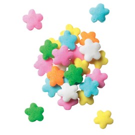 DECOPAC Quins Fancy Sprinkles, 19.5oz, Candy Sprinkles in Handheld Container, Edible Sprinkles For Celebration Cakes, Cupcakes, Cookies - Flower Shape Quins