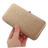 TOVINANNA Portable Eyelash Tweezer Case Holder Travel Cosmetic Case for