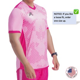 Men's Invictus SOL Athletic Sports Jersey Large Pink