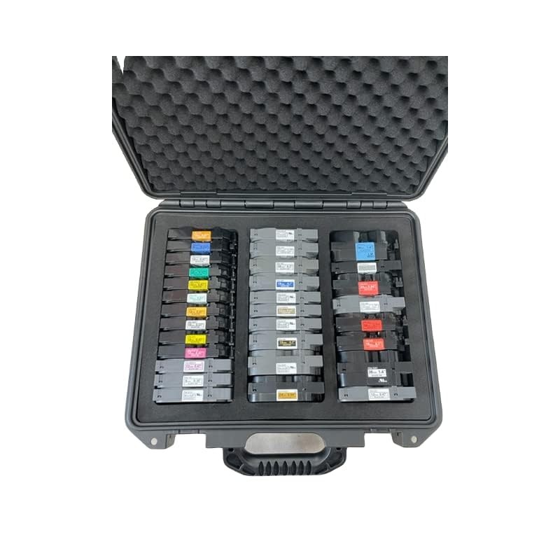 Protective Custom Label Tape Carrying Case for TZe P-Touch Tapes