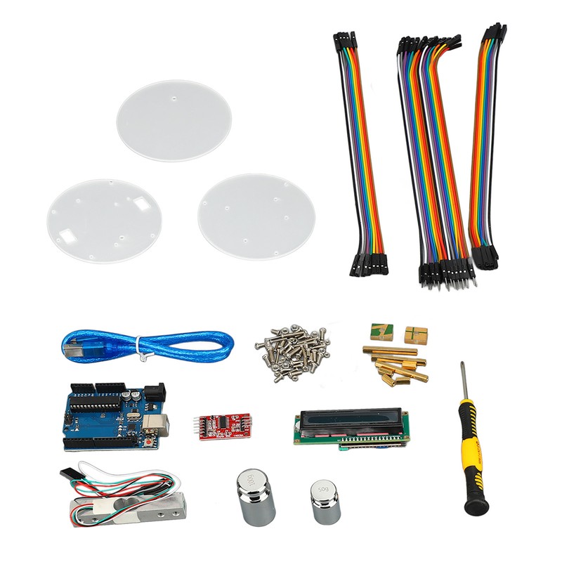 Electronic Scale Development Board Kit 1602 LCD Display 5KG Load