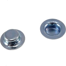 1/2" Push On Cap Nut - 1/2 inch Axle Cap Nut - Push On Cap Nuts - Axle Caps 1/2" - Wheel Retainers (2)