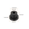 sourcing map 20Pcs T Shape Rubber Grommet Mount Dia 5.5mm
