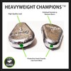 Catfish Sumo Flat No-Roll Lead Sinker Weights with Line-Protecting Inserts