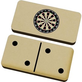 Azeeda 'Classic Dartboard' Domino Set & Box (DM00052095)