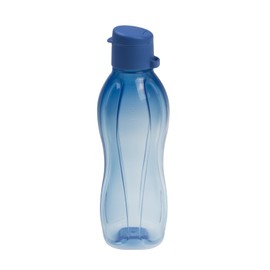 Tupperware EcoEasy Water Bottle 500 ml Blue Clip Closure (Includes Orange Peeler)