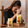 Divine Mercy of Jesus LED Devotional Prayer Candle - Battery