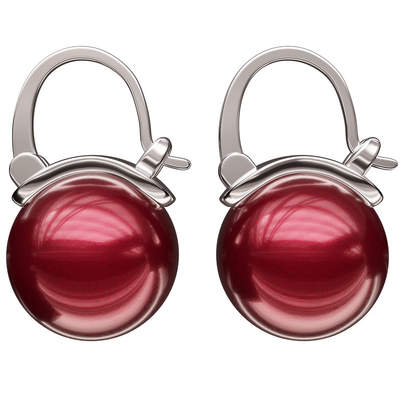 Lova Jewelry Pendientes de gota de perlas para mujer, Perla,