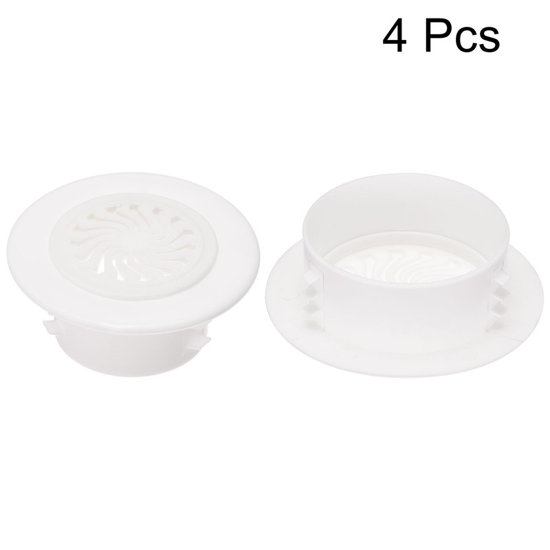 sourcing map Round Vent Cover, ABS Plastic Adjustable Air Vent