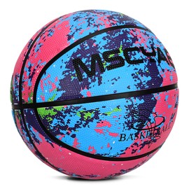 Rubber Basketball Size 5(27.5") for Kids Youth Indoor Outdoor Play Games(Best Gift)