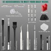 HYCHIKA Mini Electric Screwdriver,Precision Screwdriver Set with 46 Magnetic Bits,