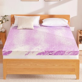 BDEUS 3 inch Mattress Topper Twin Size, Cooling Gel Memory Foam Bed Topper for Pressure Relief