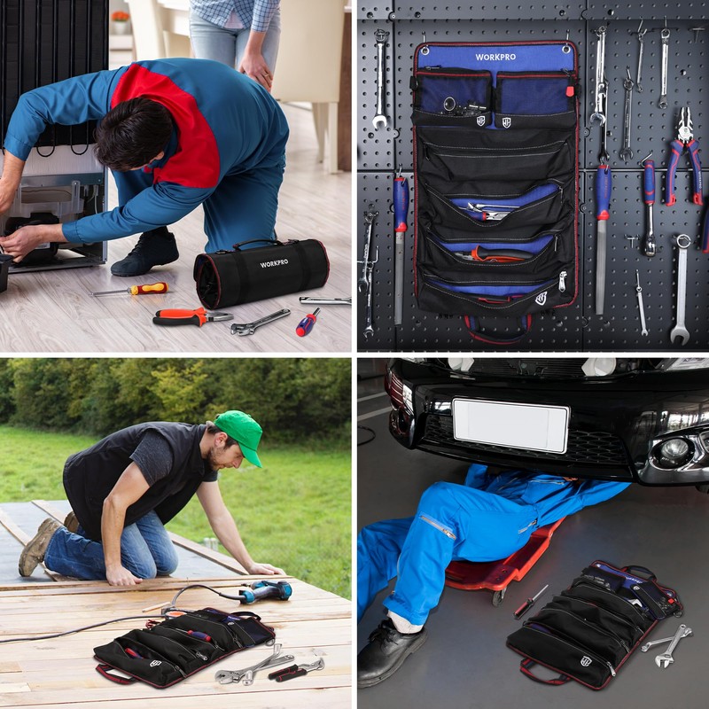 WORKPRO Tool Bag, Tool Roll Bag, Tool Bag, Tool Holder,