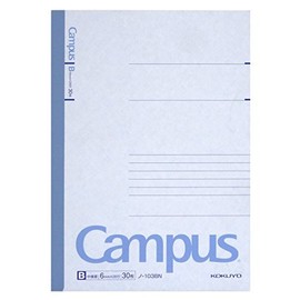 Kokuyo Rhino – 103bn Campus Notebook A5 6 mm Wide 中横 Ruled 30 Sheets You Together Set [3 Pieces]
