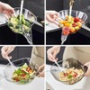 Multi Function Drain Basket, Sink Drainer Basket Funnel Sink Drainage