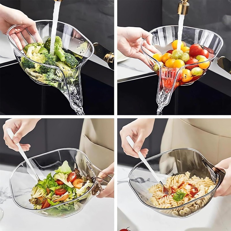 Multi Function Drain Basket, Sink Drainer Basket Funnel Sink Drainage