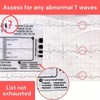 Medical ECG Ruler Card, Professional Healthcare Measuring Tool, Heart Rate