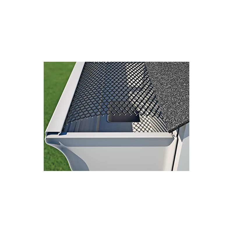 E-Z-Ziptight Powder Coated Steel Mesh Gutter Guards (for 6" Gutters)