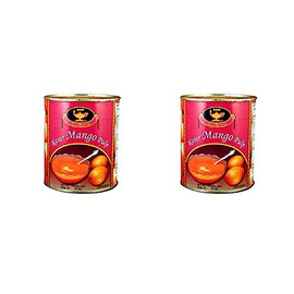Indian Groceries, Deep Kesar Mango Pulp 850 Grams, 30 Oz. (Pack of 2)