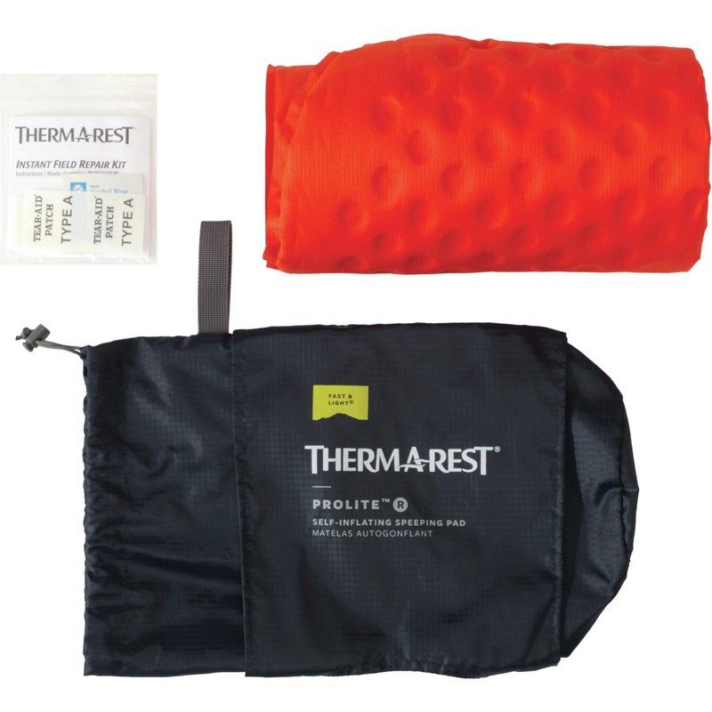 THERMAREST 30080 Prolite Outdoor Mattress, R-Value 2.4, Poppy, Regular