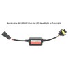 2 Pack H8 H9 H11 LED Canbus Decoder, 12V Error