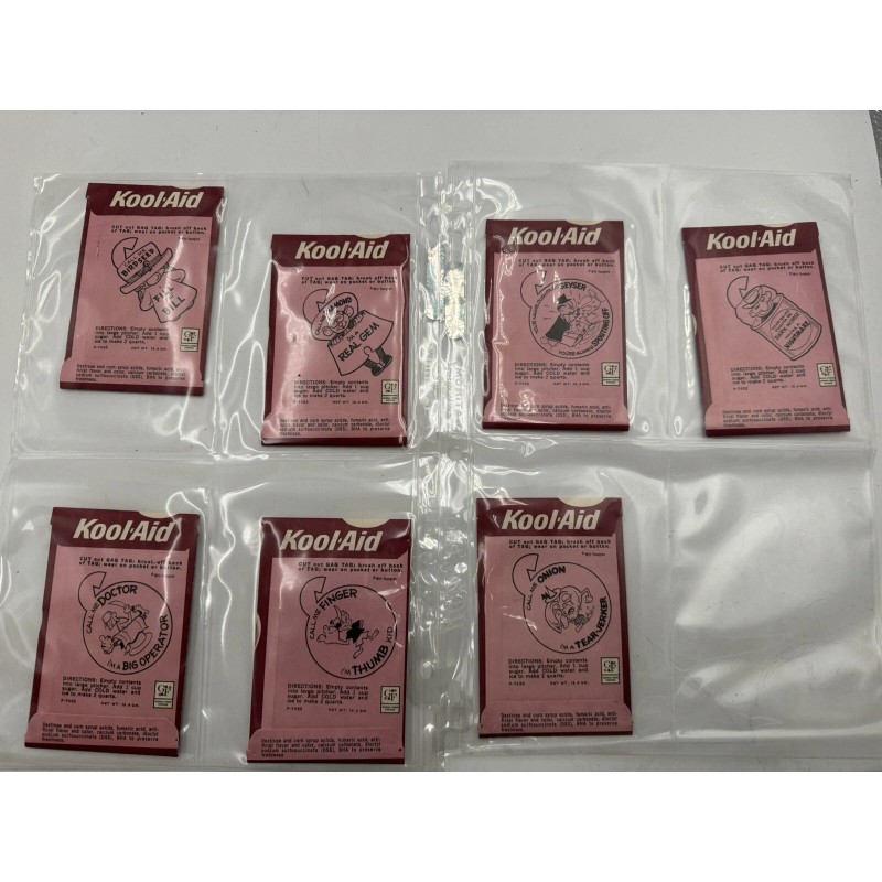 Kool-Aid 1 Vintage SEALED Kool Aid Black Cherry Drink Mix