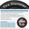 Tree of Life Spare Tire Cover Dust-Proof Spare Wheel Covers