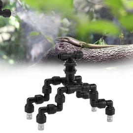 CozyCabin Rainforest Mist Maker Fogger Nozzle 360 Degree Adjustable Reptile Forest Fogger Mist System for Rainforest Tank Terrarium