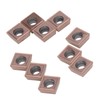 10Pcs Carbide Turning Inserts Cutters DIY CNC Lathe Wood Cutting