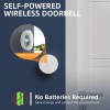 AIDA Lighted Wireless Doorbell Home Waterproof Doorbell 1000ft Range 5