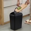 Qqbine 20 Litre Swing Top Bin Small, Plastic Trash Can