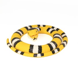 SWAXIGON Snake - Realistic Fake Rubber Snake Toy - Small Animals Figures Plastic Snakes - from 3 Years Children Gift 90 cm (Yellow)